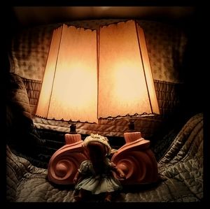 Set of bedroom lamps